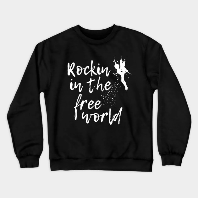 Rocking In The Free World Crewneck Sweatshirt by Little Designer